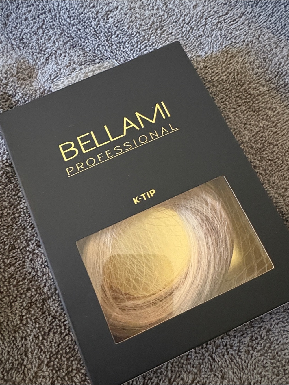 Bellami keratin tip 20” pearl blonde hybrid extensions 25g